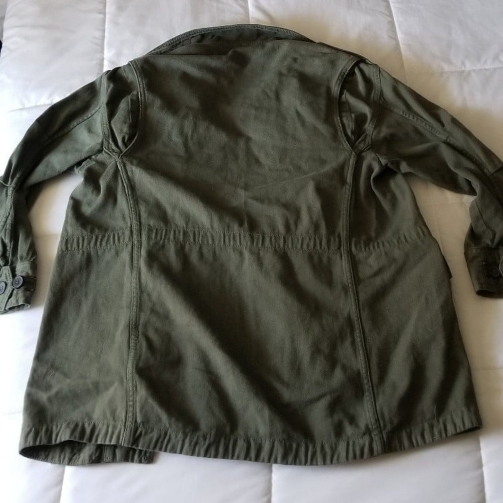 Zara Oversized Military Army Green Utility Field Jacket Coat. - Picture 6 of 6